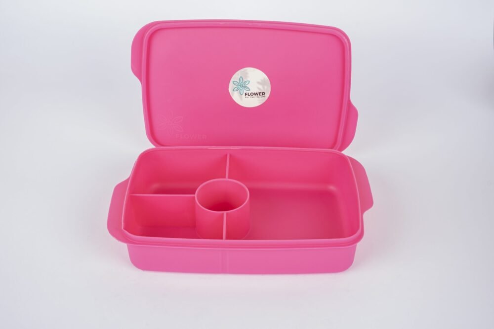 Divided Lunch Box (1 Litre) - Image 2