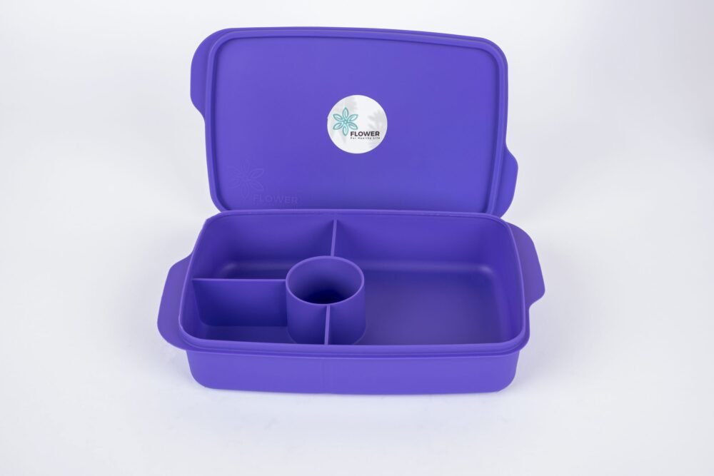 Divided Lunch Box (1 Litre) - Image 3
